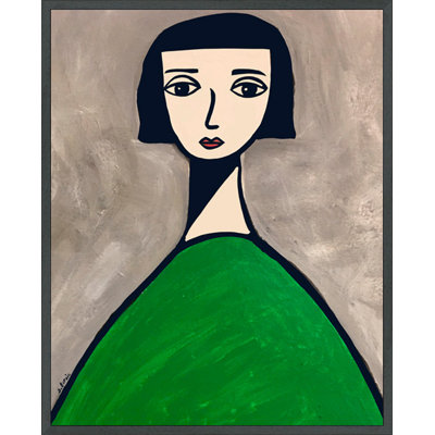 Woman In A Green Top