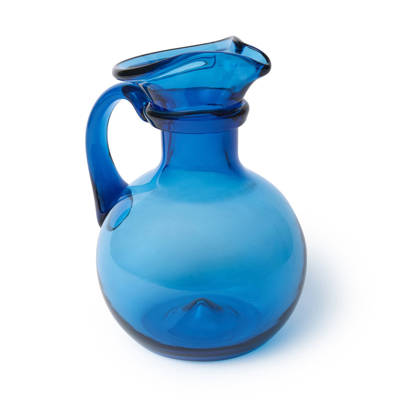 Verona Glass Carafe, Blue
