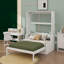 Grand lit escamotable avec coussin-878162193