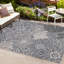 Tapis bleu marine / gris Jarien-69806773