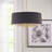 Presidio 5-Light Dimmable Chandelier with Drum-shaped Fabric Shade & Adjustable Height-56472613