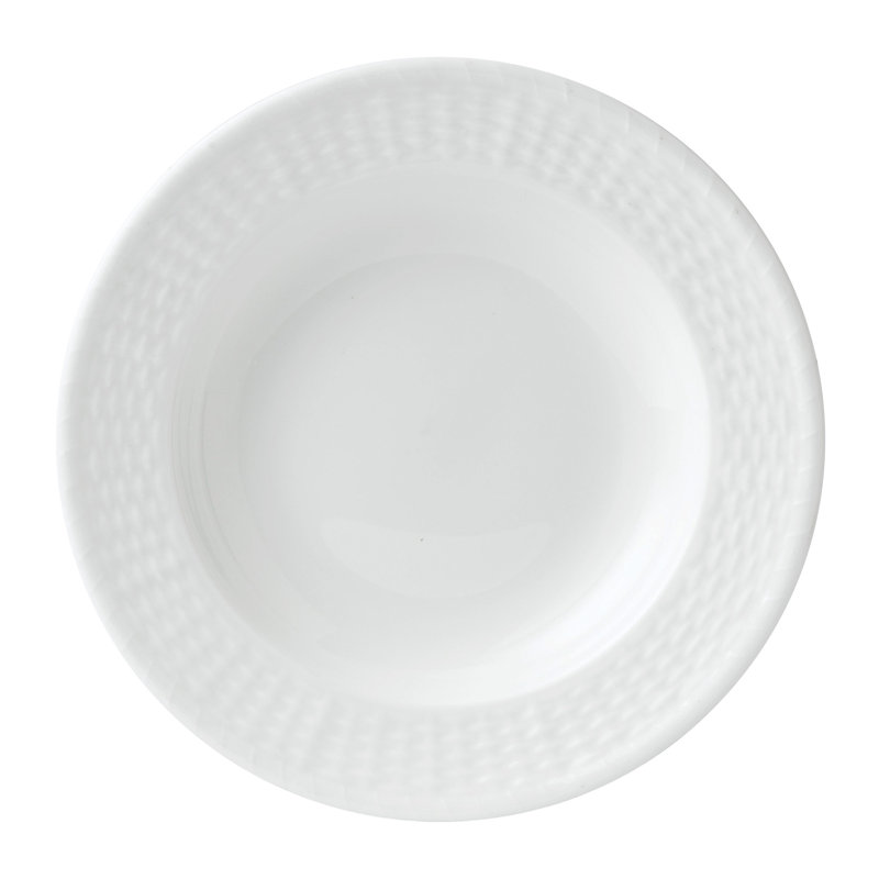 Nantucket Basket Bone China Soup Plate