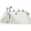 52'' x 32'' Air Fiberglass Bathtub with Faucet-63653312-86584632