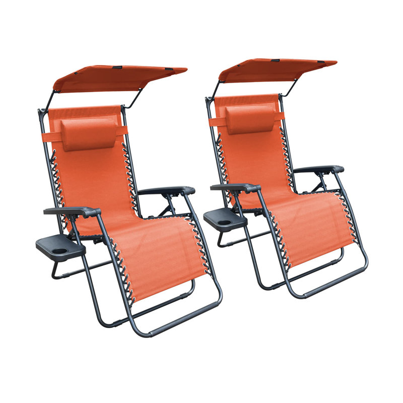 Otis Folding Zero Gravity Chair, Orange