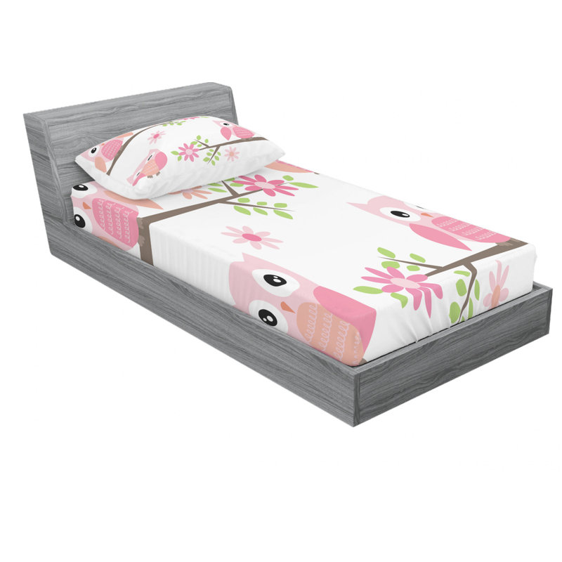 Microfiber Sheet Set, Twin Sheet Set with Fitted Sheet
