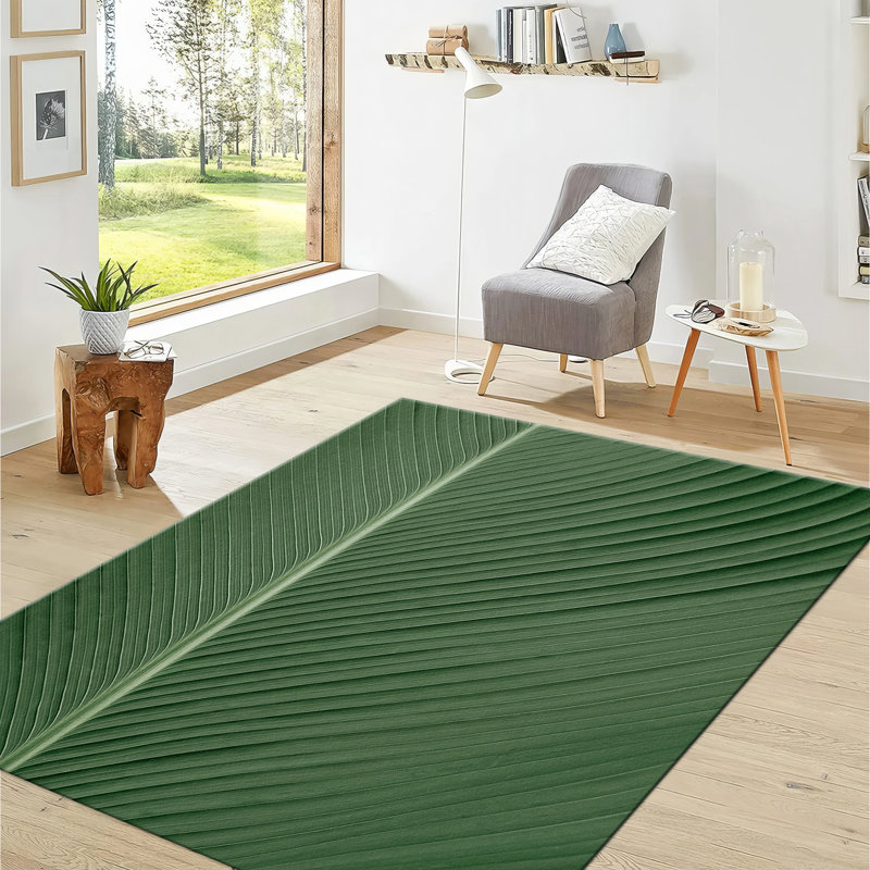 Delicate Floral and Nature-Inspired Design Printed on Goblen Fabric Rug for a Unique and Stylish Home Decor Element