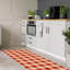 Tapis à carreaux orange-53650615