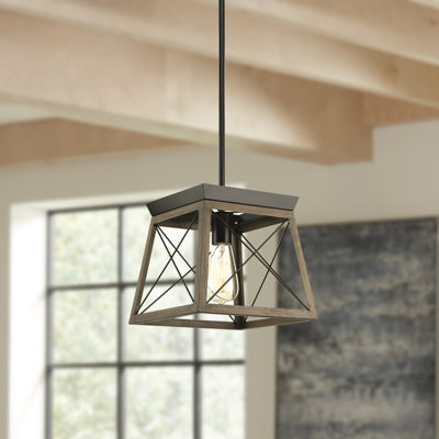 Luminaire suspendu géométrique à 1 lumière Soleil