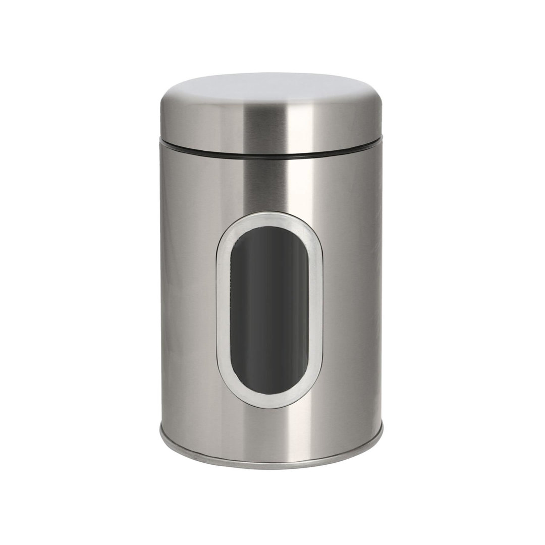 Harbour Housewares - Food Storage Container with Window - Brushed