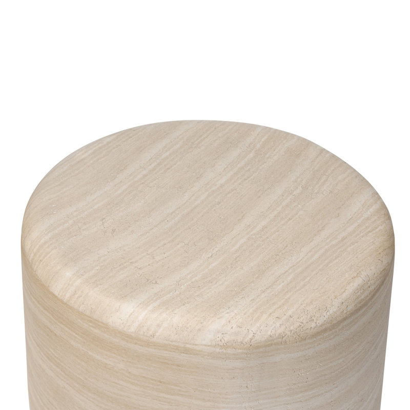 Andreoni Abney Outdoor End Table, Sand Striae