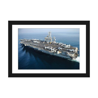 " The Aircraft Carrier USS Nimitz Underway In The Arabian Gulf " by Stocktrek Images