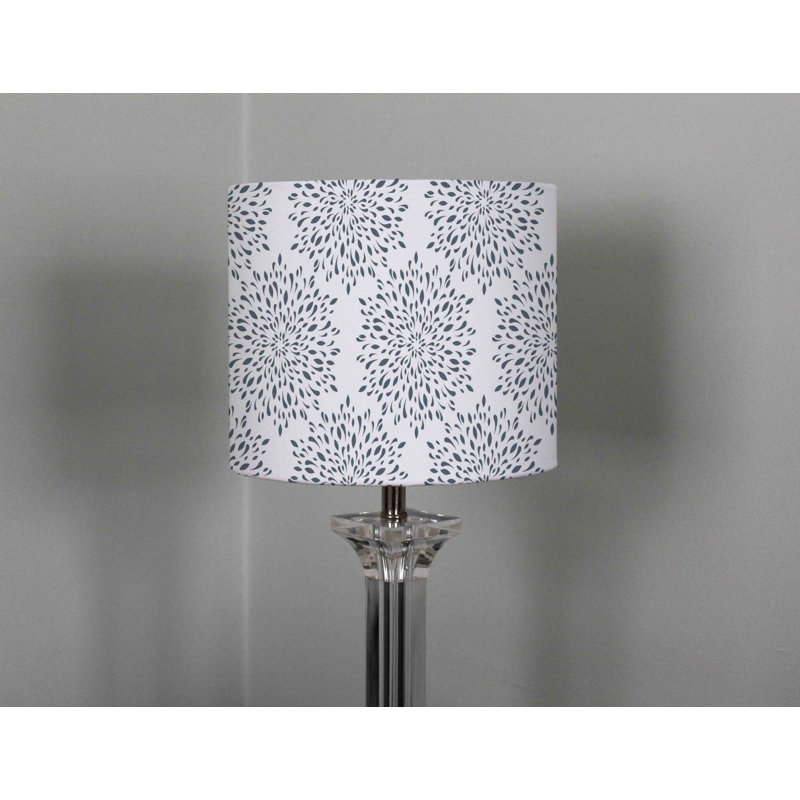 Cotton Drum Lamp Shade ( Uno ), 22cm H x 25cm W x 25cm D