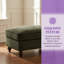 Repose-pieds en chenille 35 po avec jupe amovible, repose-pieds multifonctionnel et table basse A devant-1923758536