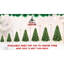 Arbre de Noël classique de 4 pi avec 636 pointes en PE +, branches de mise en valeur du stress, support en métal solide pour les décorations Décorations saisonnières traditionnelles à base tombante automatique de 4 pieds