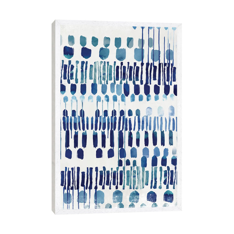 Continuosly I by Eva Watts - Painting on Canvas, White Framed, 66.04cm H x 45.72cm W x 3.81cm D