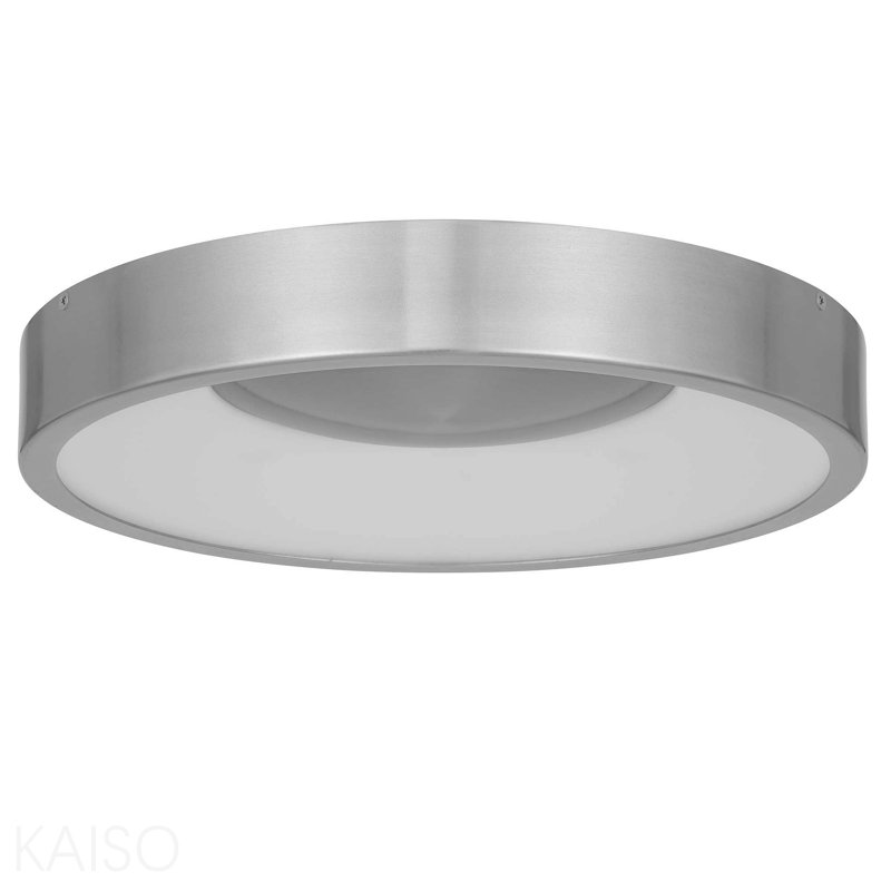 14 Inch Aluminum Led Flush Mount, 2.38" H x 14" W x 14" D, Brushed Nickel