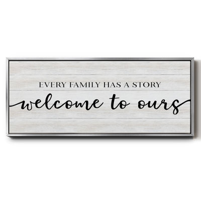 Family Story - toile encadrée