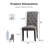 Julian 6-Person Trestle Dining Set with Upholstered Chairs-1429090216