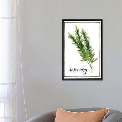 « aquarelle herbes v », impression sur toile