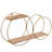 2 Piece Circle Pine Floating Shelf