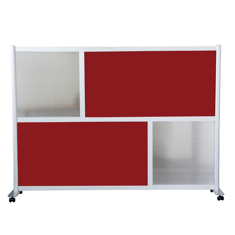 Cloison autoportante Hartley, Marron, Roulette