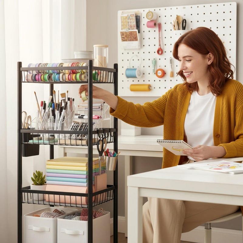 33 cm W Kitchen Cart with