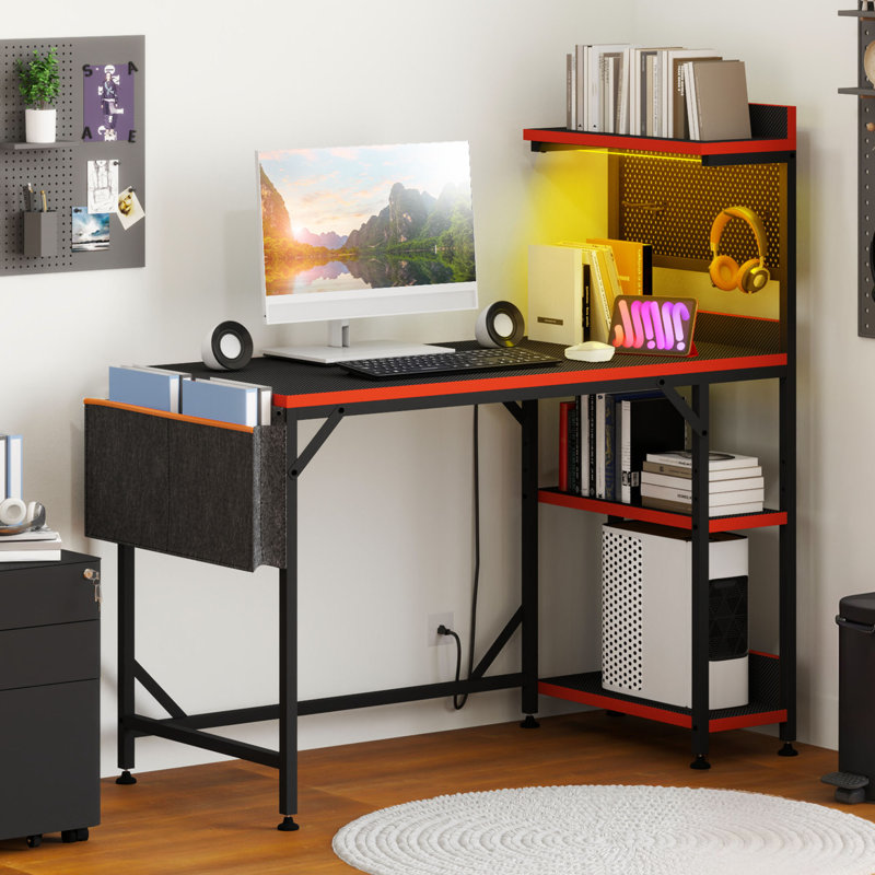 Metal Base Computer Desk