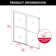 55" - 59'' W x 72'' H Double Sliding Door Semi-Frameless Shower Door With Two Towel Bars