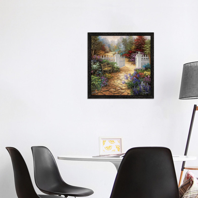 Gateway To Enchantment by Nicky Boehme - Print on Canvas, Black Floater Frame, 93.98 cm H x 93.98 cm W