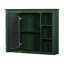 Armoire de salle de bain murale moderne - miroir de 35 po x 27,5 po avec de grandes charnières de rangement