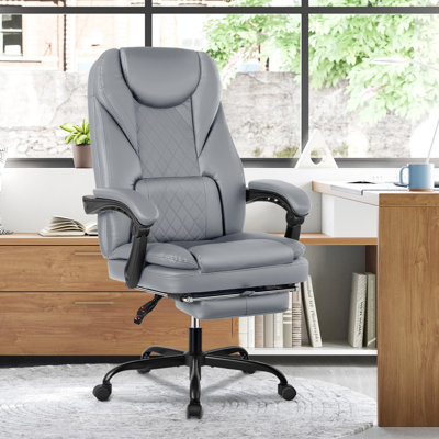 Azteca Ergonomic Executive Chair with Retractable Footrest