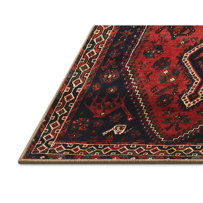 Tapis jaune clair/marron/noir Finnmark, Rectangle de 5 pi x 8 pi