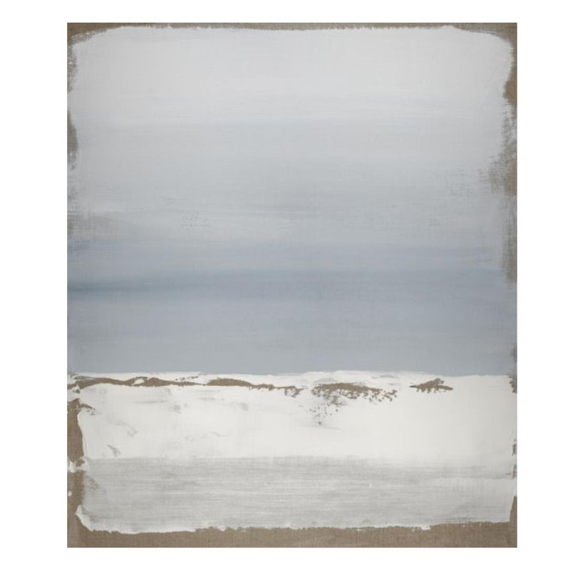 Summit To Sea XXI Painting by Paul Ngo, 42" H x 36" W x 1.5" D, Image Brush Gel