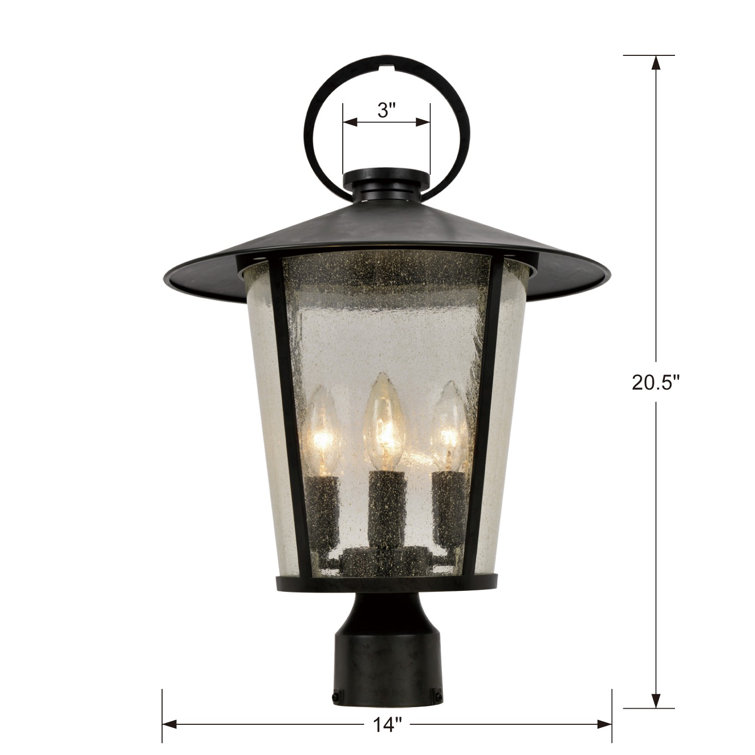 Birch Lane™ Demars Seeded Lamp Post (Full) Wayfair