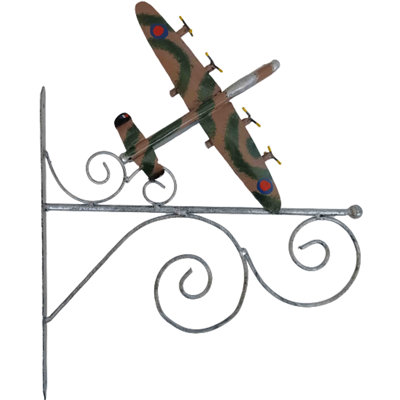 Mathers Metal Lancaster Bomber Wall Bracket