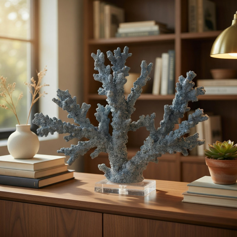 Sculpture corail tempête