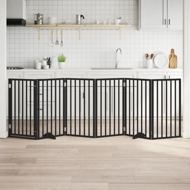 Wood Pet Crate, Black