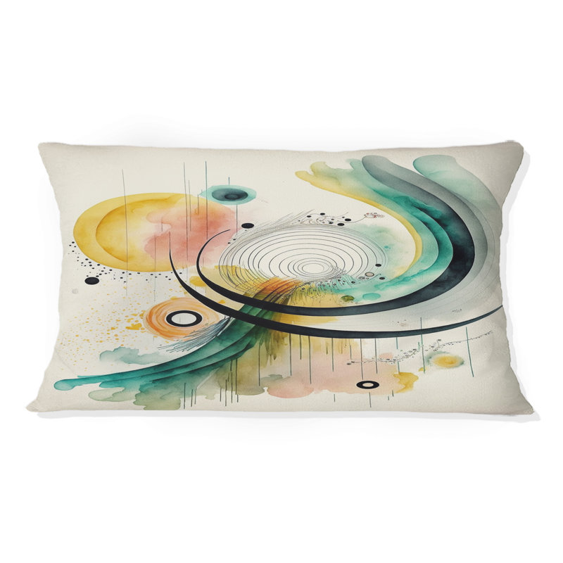 Coussin Golden Spiral Mouvement IV - Abstract Spirals