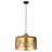 Sherrae 18"W Antique Brass Cutout Dome Pendant Light