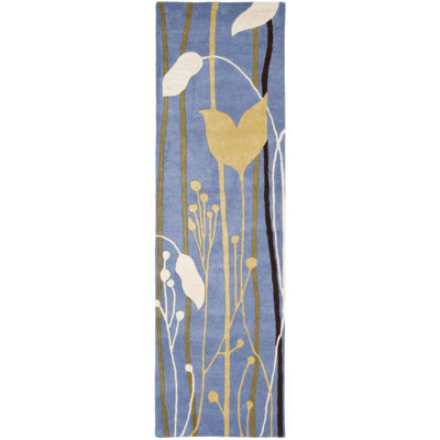Soho Hand Tufted Wool And Viscose Floral Rug
