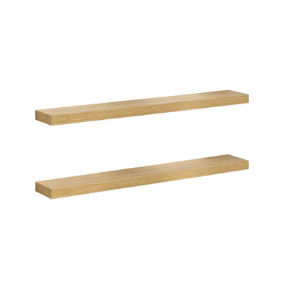 3.1 cm H x 90 cm W Floating Shelf Bookcase