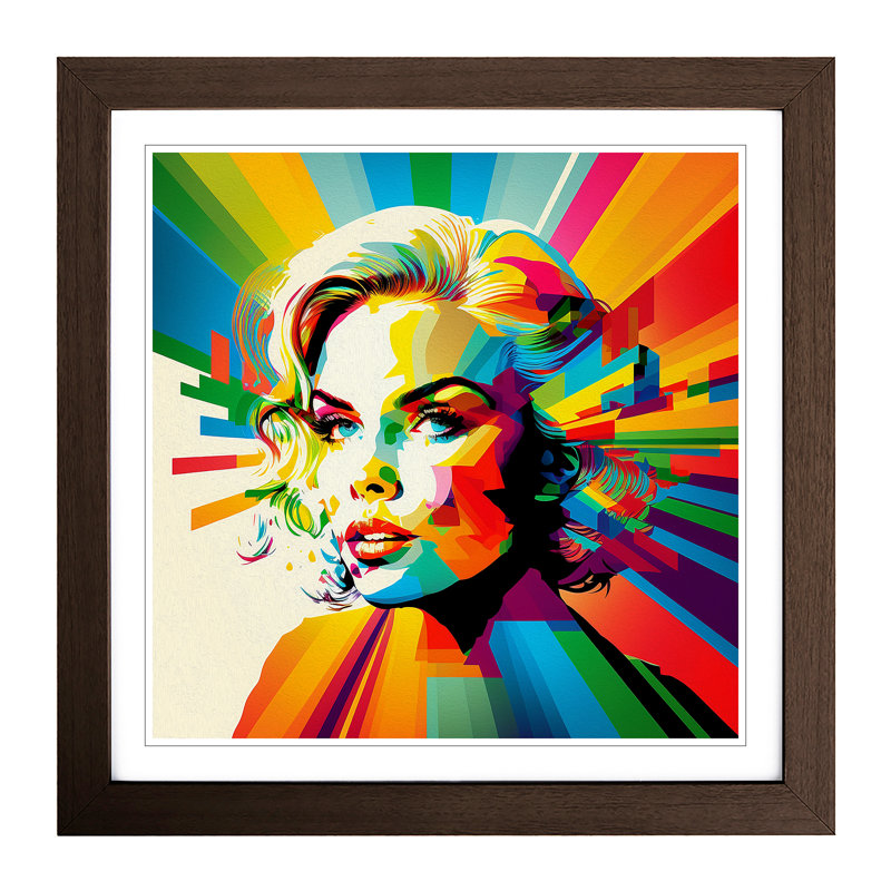 Prism Pop - Framed Print, Walnut