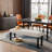 Modern Tufted Linen Dining Bench-1168663901