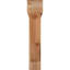 8"W x 42"D x 42"H Traditional Block Rough Sawn Bracket w/ Offset Brace, Western Red Cedar-47797825-47797987