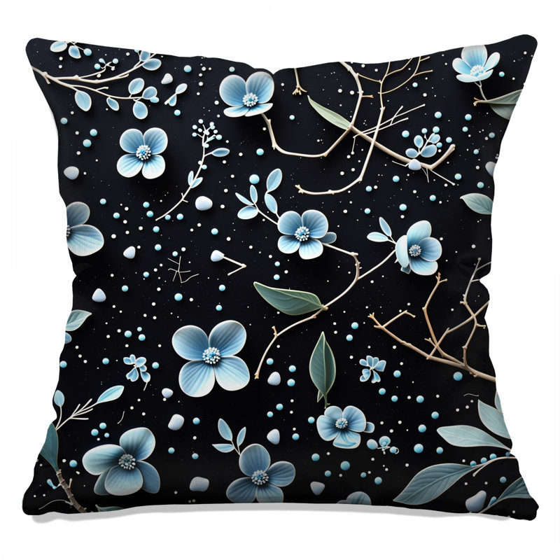 Coussin Floral, 20 x 20 inches