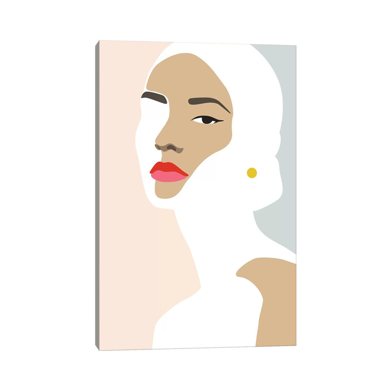 Femme No. 18 Rectangle by Blek Prints - Wrapped Canvas Print, 66.04 cm H x 45.72 cm W x 1.91 cm D