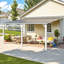 Aluminum Pergola with Canopy