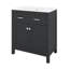 Ensemble de meuble-lavabo 60 po avec lavabo double, ensemble de meuble-lavabo 60 po avec meuble-lavabo double, tablette réglable, portes à fermeture en douceur et tiroir rabattable-1556626603