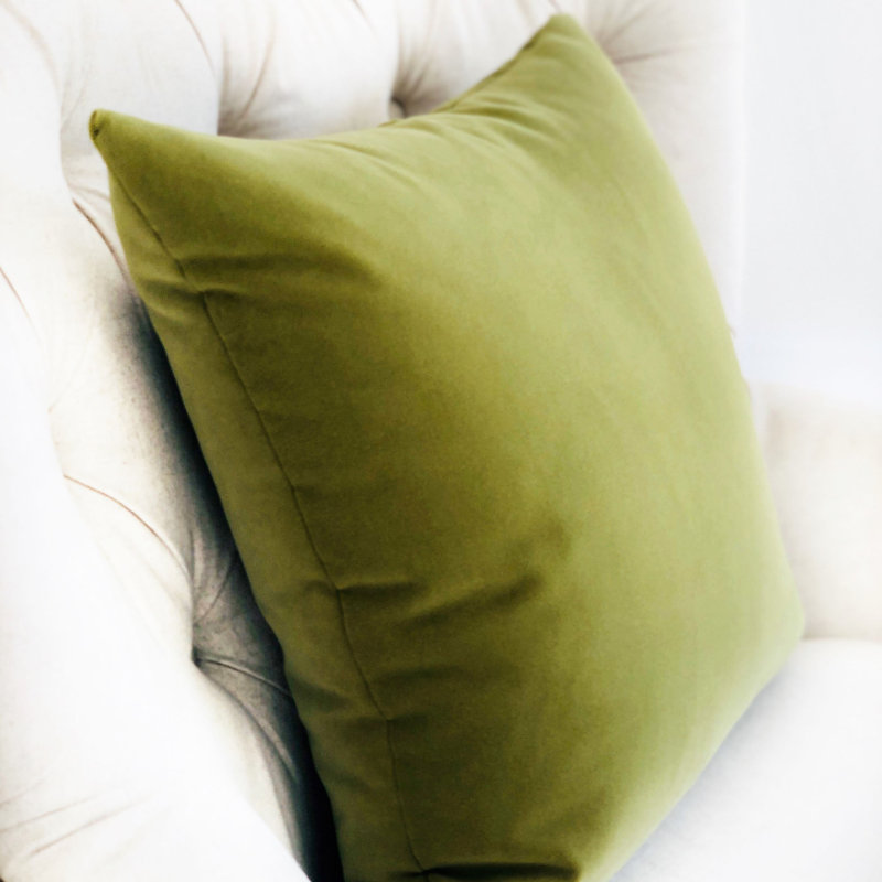 Pistachio Love Pillow Cover & Insert, Polyester, 16" H x 16" W, Square