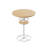 Raghul Round Bar Table with Storage Shelves, 36.2" Bar Height Pub Table with Wine Glass Holder, Small Bistro Table with Metal Base for Kitchen, Dining Room, Breakfast Nook, Apartment, Home Bar-2103947182